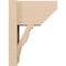 Ekena Millwork 8-in W x 12-in D x 16-in H Funston Slat Rough Cedar Woodgrain TimberThane Outlooker, Primed Tan OUTUR080X12X16FST24RCPR - alternate 6